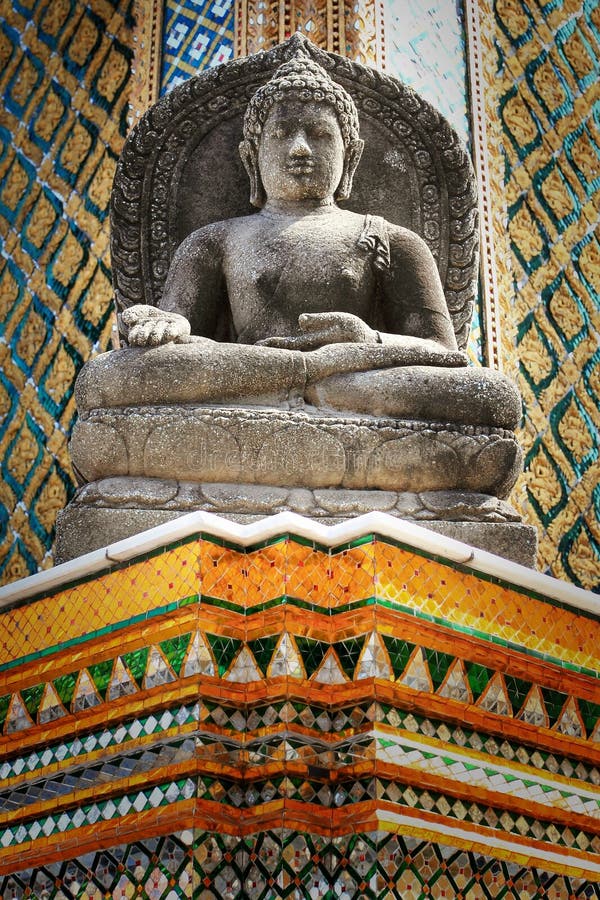 Thai temple in grand palace Bangkok