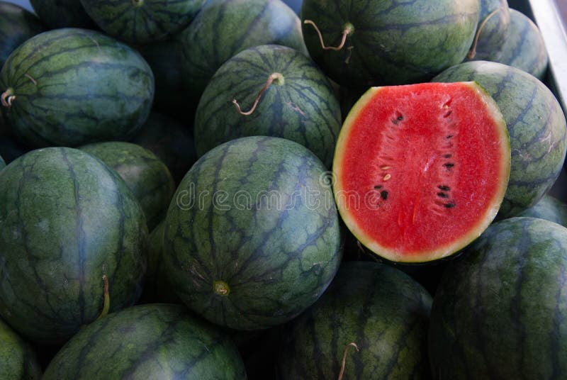 Thai Watermelon Carving stock image. Image of pattern 47209765