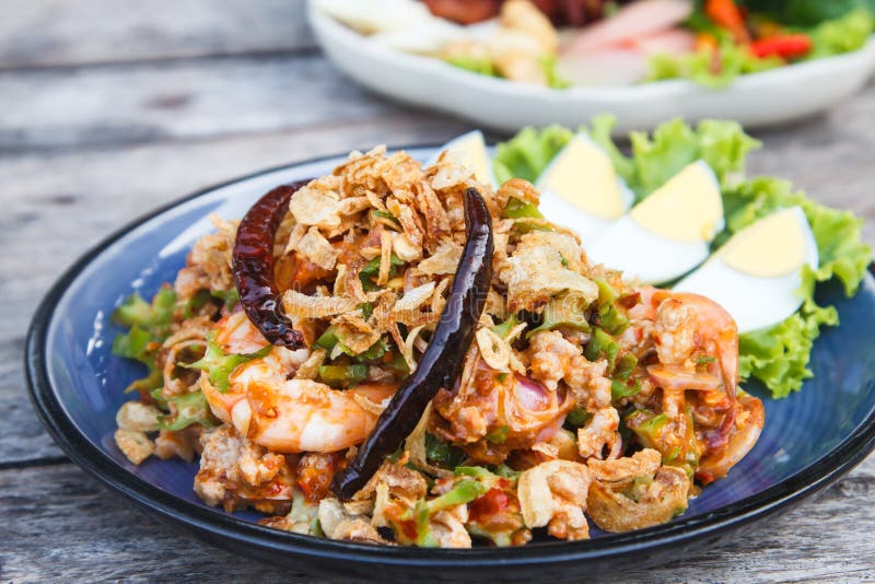 Thai Wing Bean Salad stock image. Image of asia, restaurant 36457085