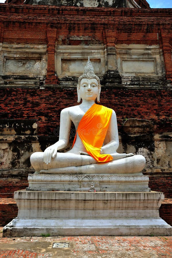 Thailand Ayutthaya Wat Yai Chai Mongkhon