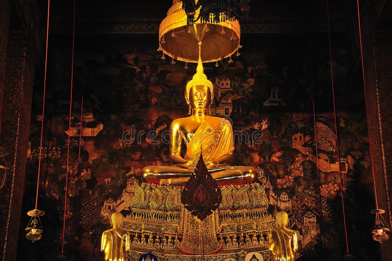 Thailand Bangkok Wat Pho Temple s seated Buddha