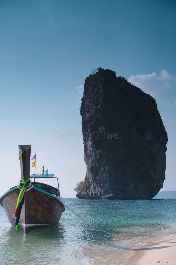 Thailand Beautiful White Sandy Beach Stock Photo Image Of Beach Rock