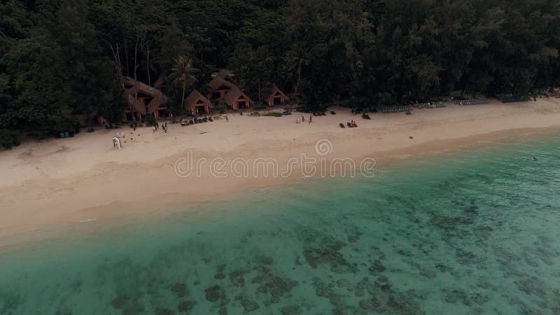 Thailand Coral Island Drone Shot