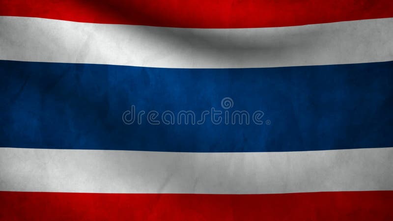 Thailand flag stock footage. Video of thai, animation - 42394978