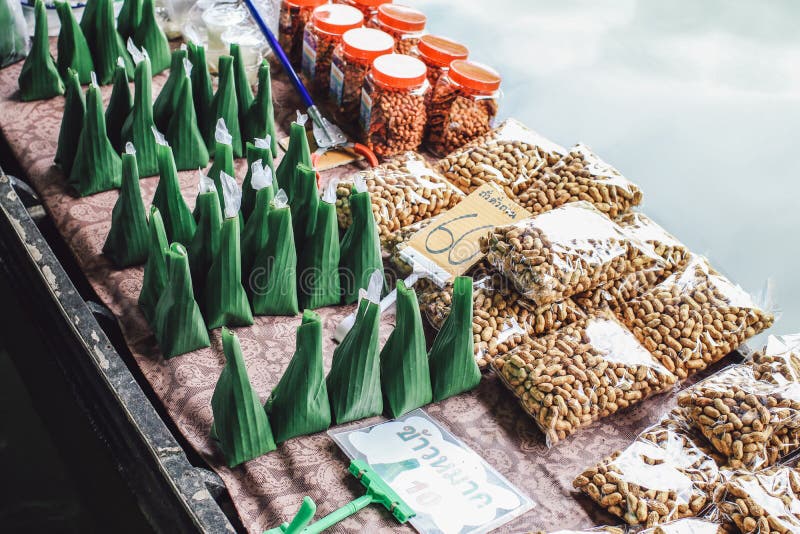 Thailand floating market.cultivated banana fruit on a hot charcoal grill in Thailand outdoor market, royalty free stock images Thailand floating market.cultivated banana fruit on a hot charcoal grill in Thailand outdoor market, royalty free stock images