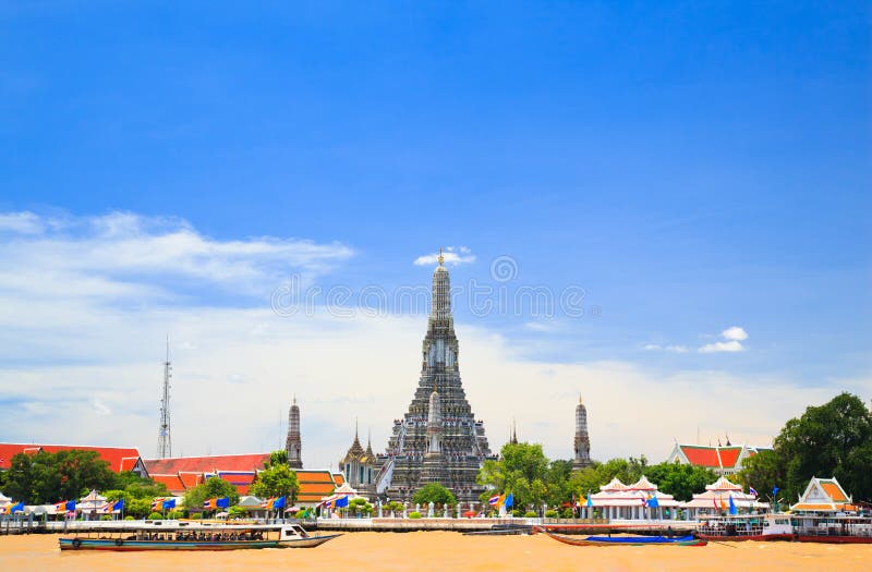 thailand för tempel för arunbangkok gryning wat arkivbild thailand för tempel för arunbangkok gryning wat arkivbild