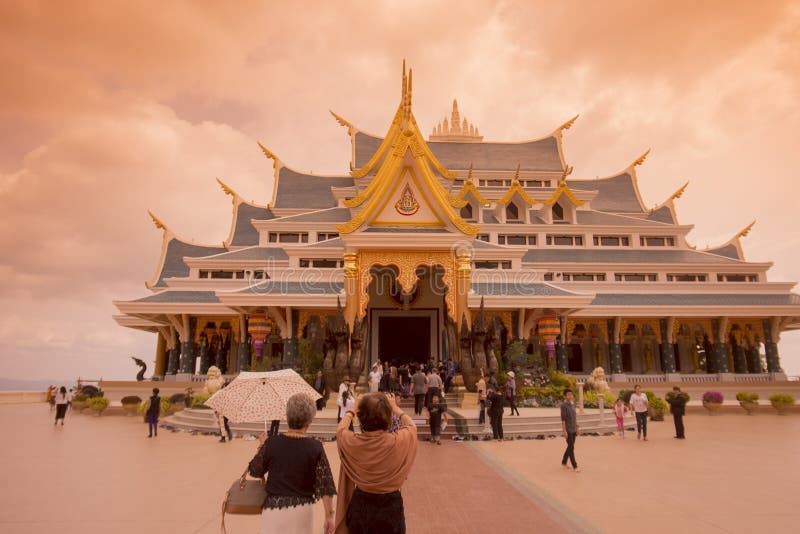 THAILAND ISAN UDON THANI WAT PA PHU KON Editorial Photography - Image