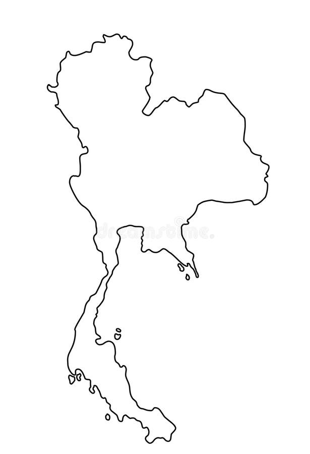 Thailand Map Stock Illustrations 5159 Thailand Map Stock