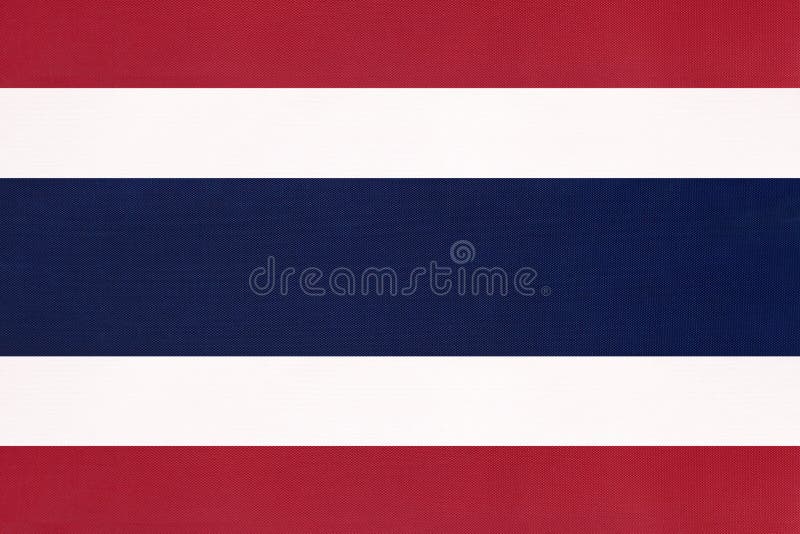 Thailand National Fabric Flag, Textile Background. Symbol of International  Asian World Country Stock Photo - Image of design, pattern: 159245802