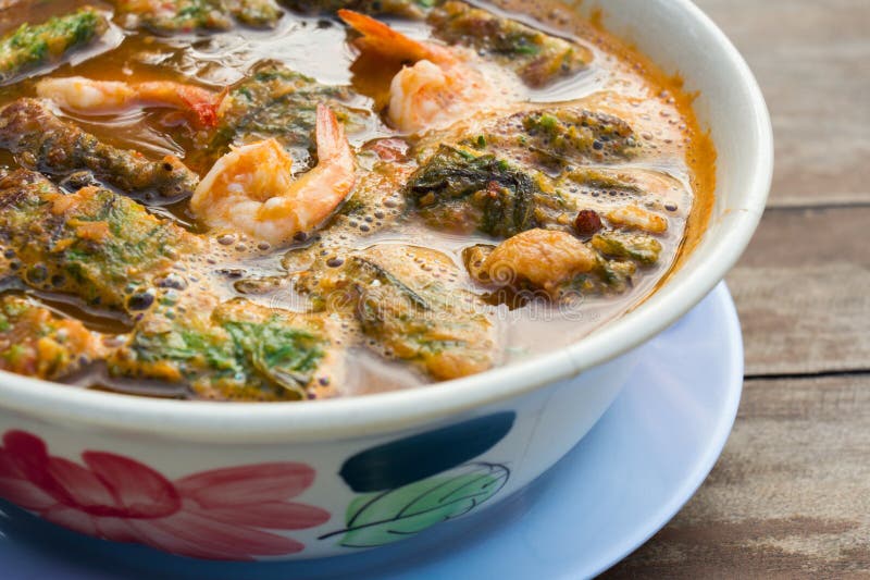 Thailändische saure Suppe stockbilder