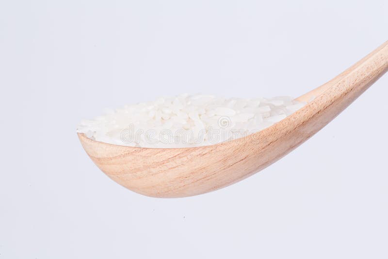 Thailändska Hom Mali White Rice arkivbilder Thailändska Hom Mali White Rice arkivbilder