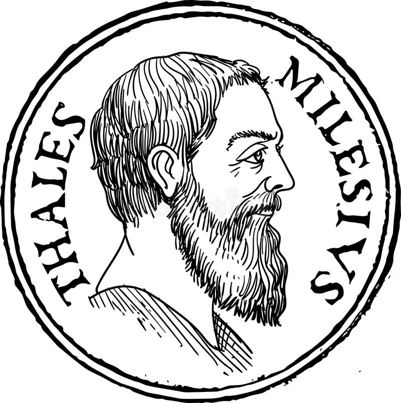 Thales of Miletus Portrait, Vector Stock Vector - Illustration of classic,  graphic: 151671830