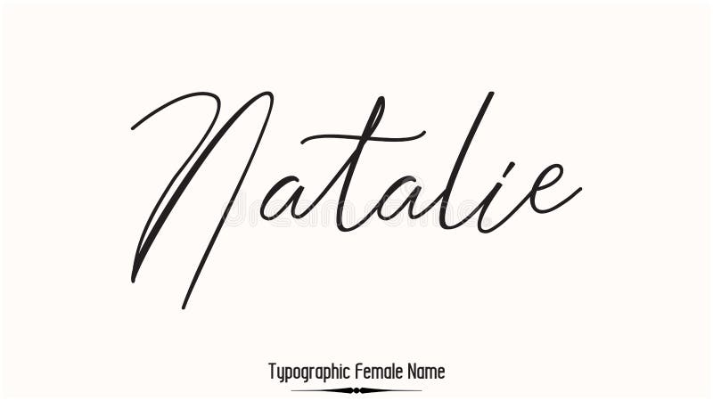 Natalie Name Tattoo