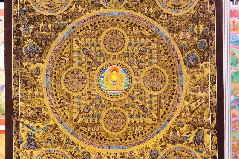 Thangka стоковое фото rf Thangka стоковое фото rf