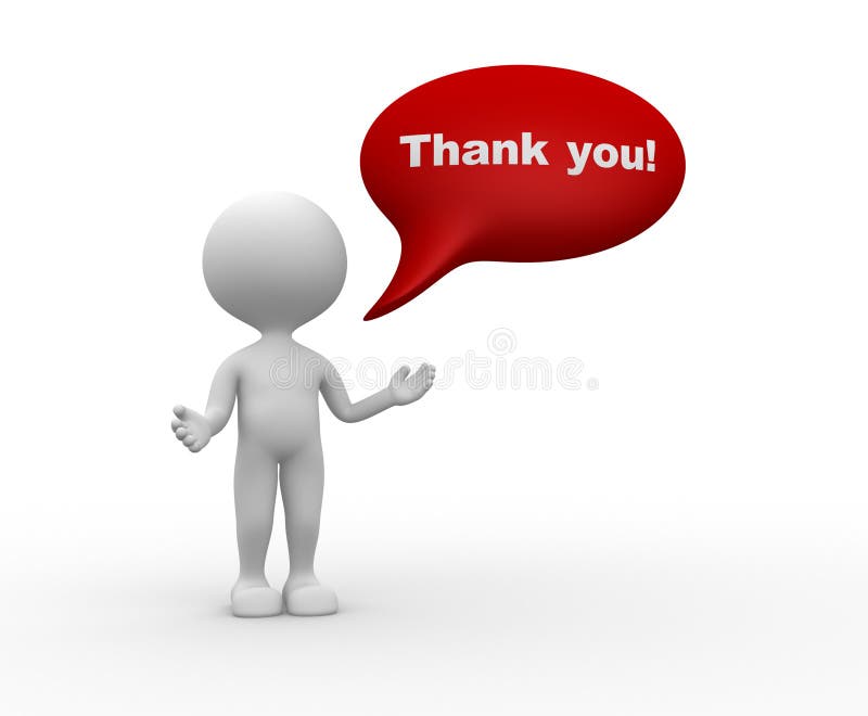 3d Man Thank You Stock Illustrations 90 3d Man Thank You Stock