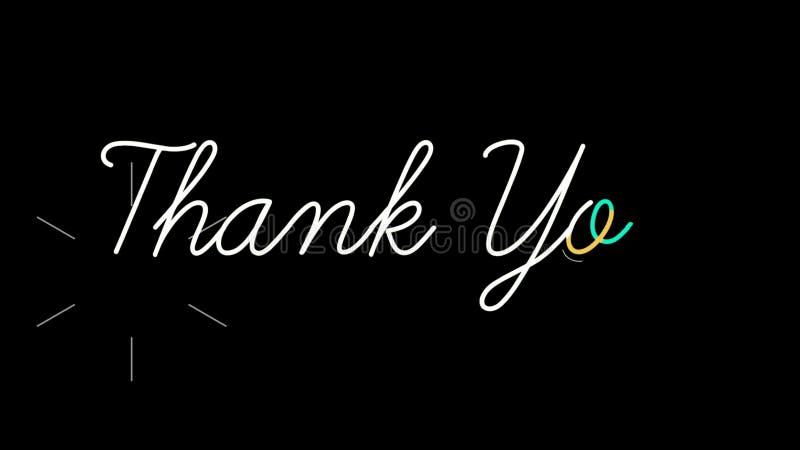 Thank you animation stock footage. Video of icon, symbol - 89908514