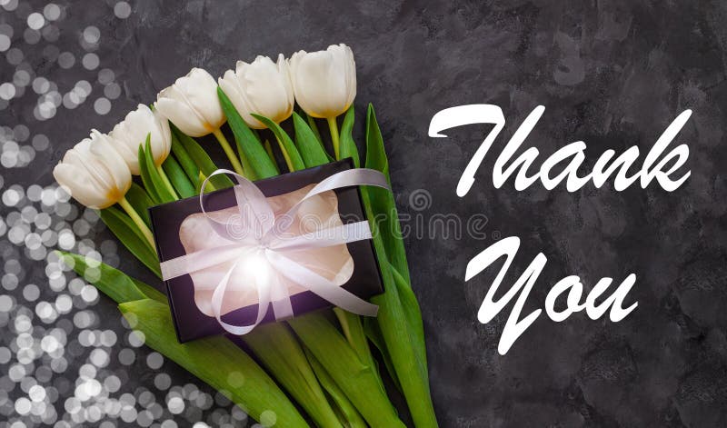 White Tulip “Thank You” Card White Tulip “Thank You” Card