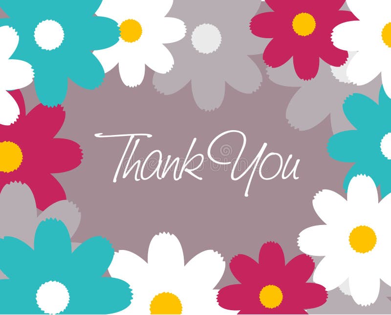 Thank you - card stock vector. Illustration of cherry - 41070758