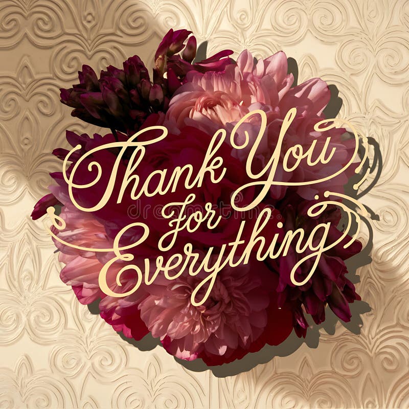 Thank You For Everything Card Thank You For Everything Card
