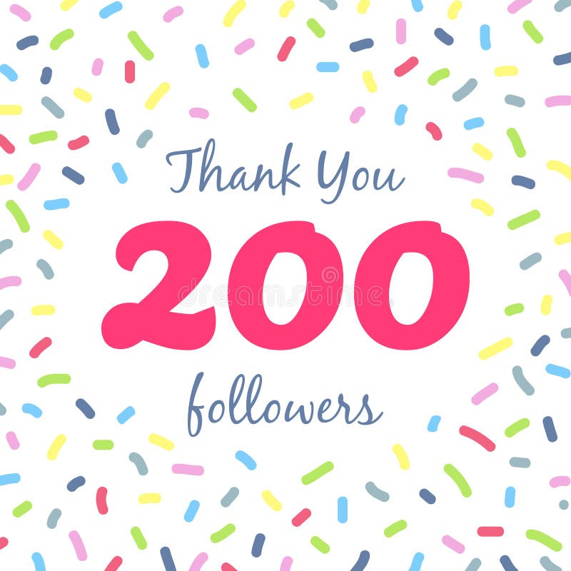 Thank you 200 followers network post. 
