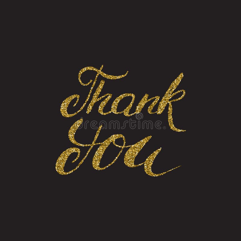 glitter thank you clipart