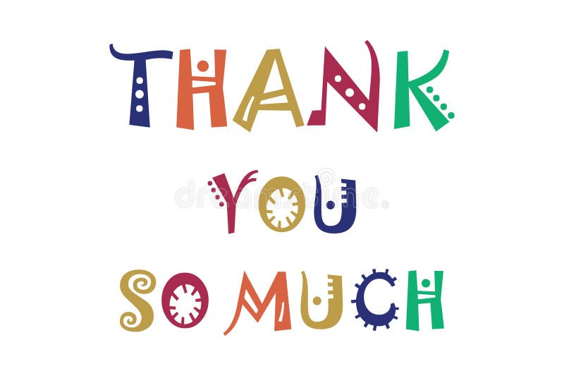 Much Thank You Stock Illustrations – 1,794 Much Thank You Stock