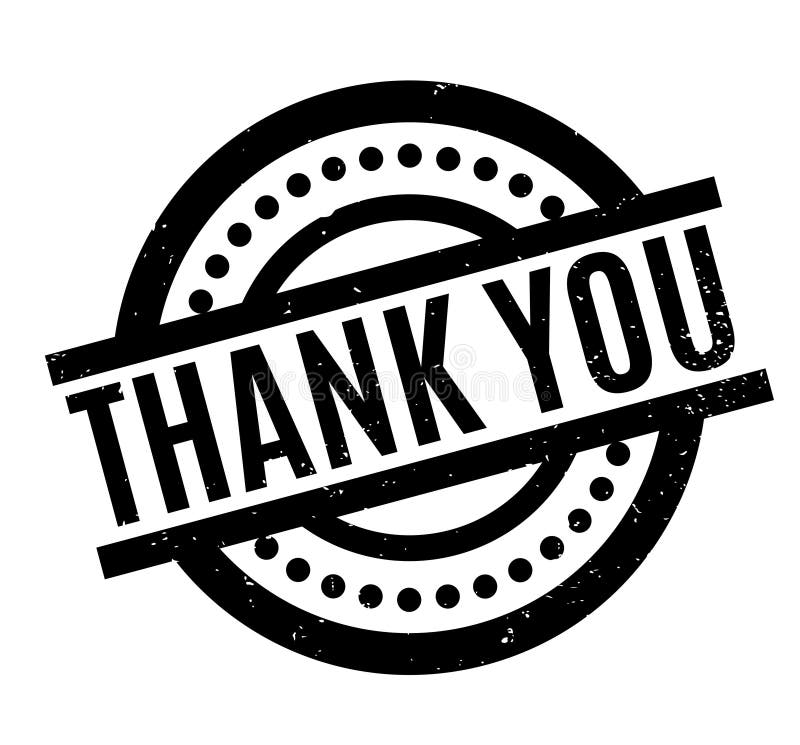 Thank you rubber stamp Royalty Free Vector Image