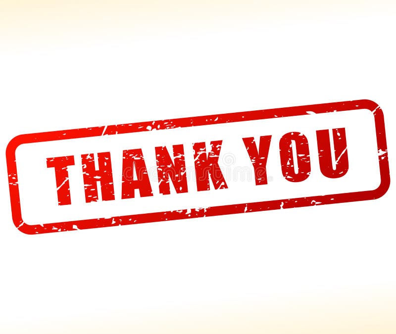 Thank you stamp stock vector. Illustration of vector - 107665875