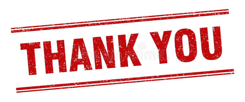 Thank You Stamp. Thank You Square Grunge Sign. Stock Vector