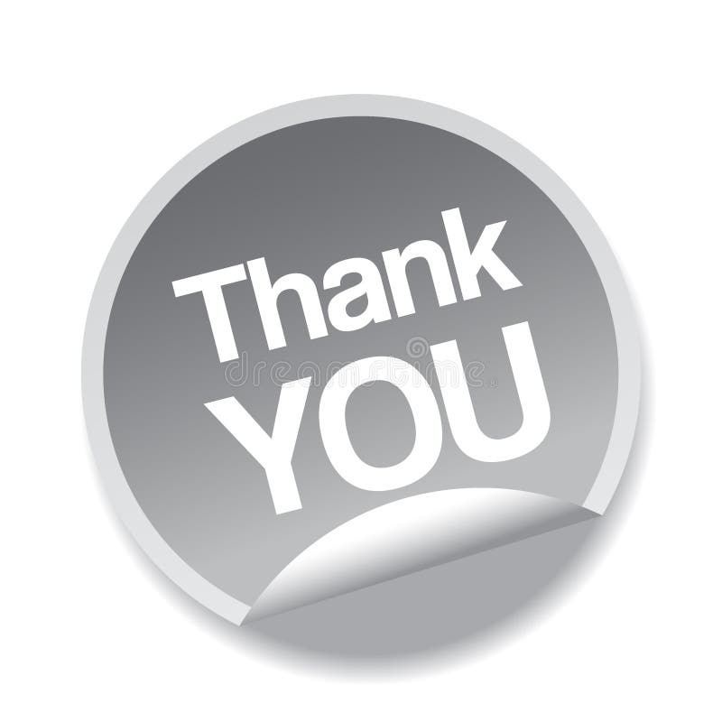 Thank you stamp, Stock vector