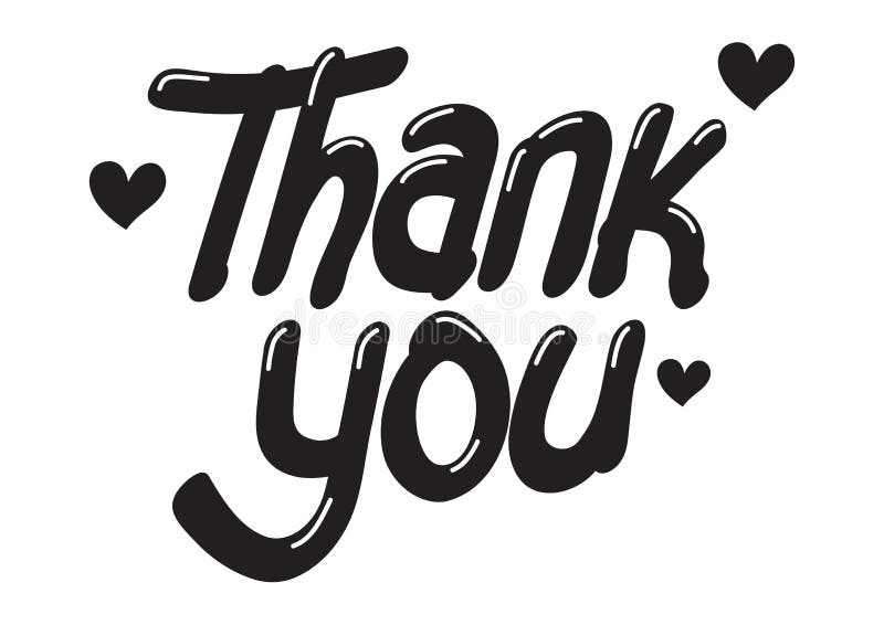 Thank You typography stock vector. Illustration of isolated - 237643749