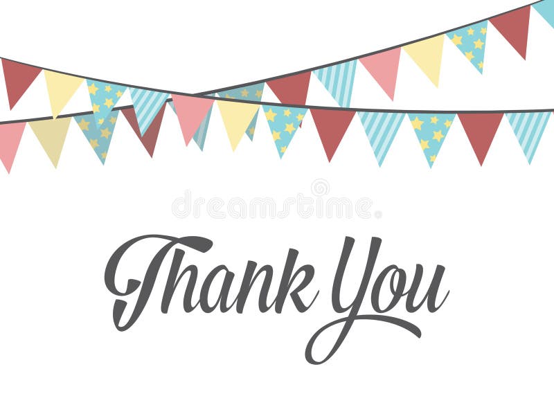 Thank You stock illustration