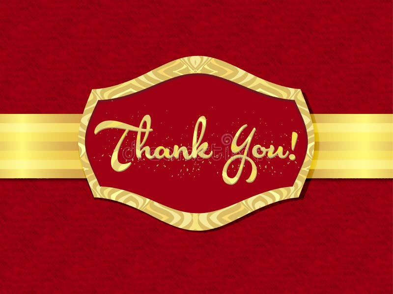 Thank You on velvet texture poster