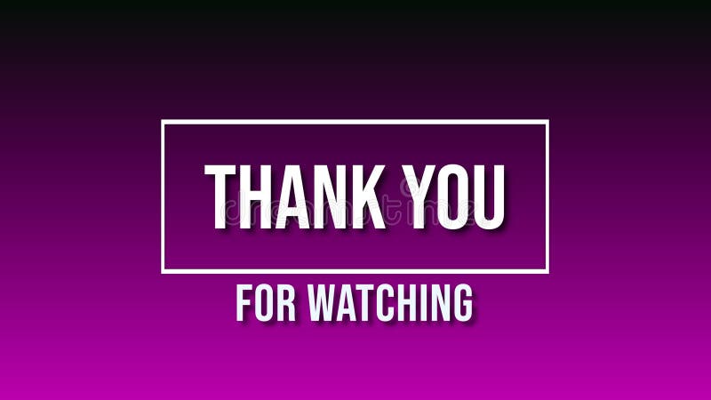 3d Purple Thank You Outro with Flying Purple Particles, Falling ...