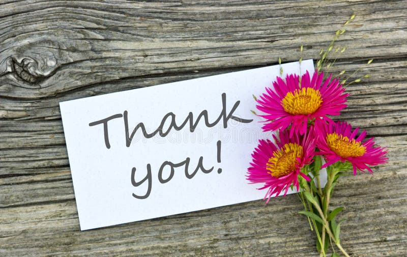 Thank you stock photography