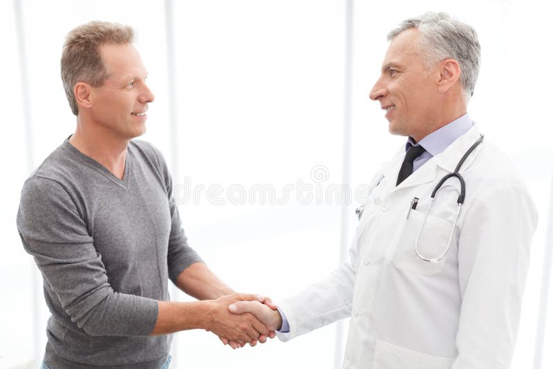 Thankful patient stock images Thankful patient stock images