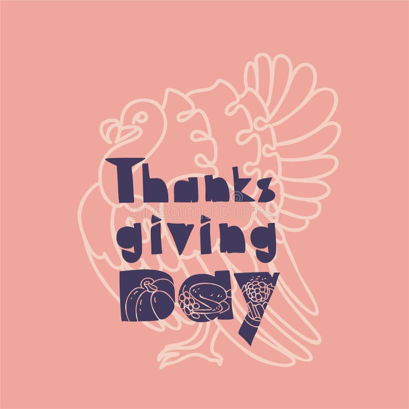 Thanksgiving banner concept background, simple style vector illustration Thanksgiving banner concept background, simple style vector illustration