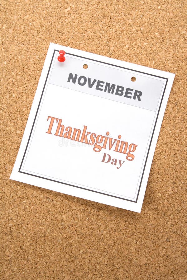 Thanksgiving Day, Calendar Date In November For Background Stock Photo,  Picture and Royalty Free Image. Image 3668236.