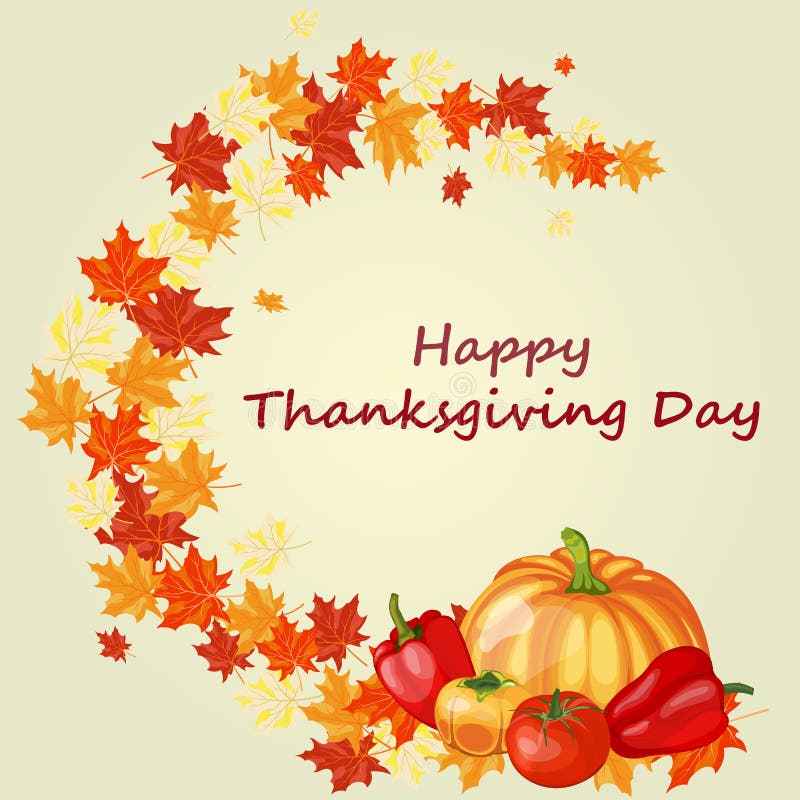 Thanksgiving Day Background Stock Vector - Illustration of banner ...