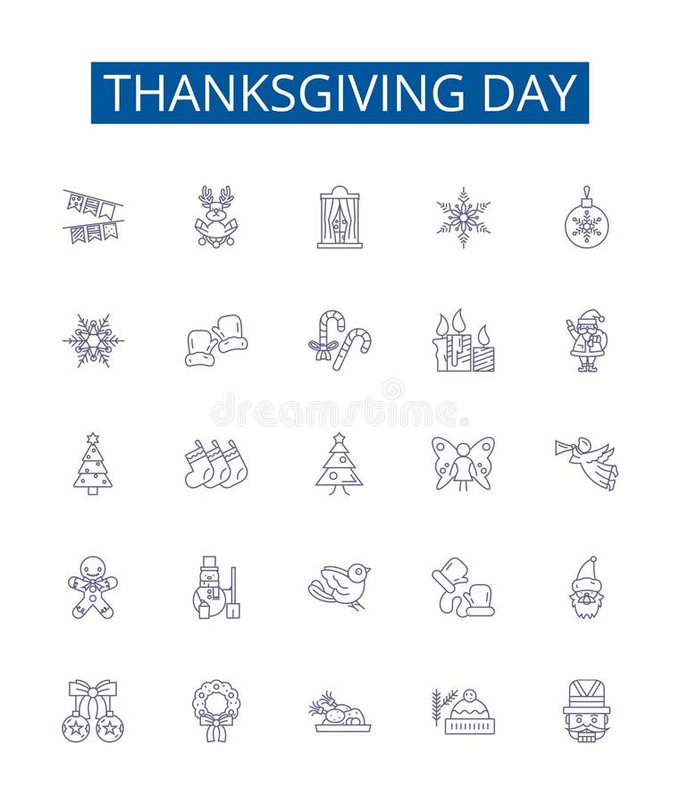 Drawings of thanksgiving food