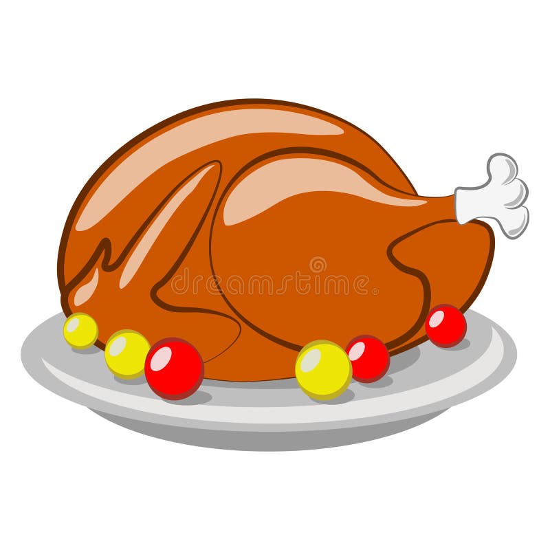 Thanksgiving stock vector. Illustration of barbecue, fried - 33412098