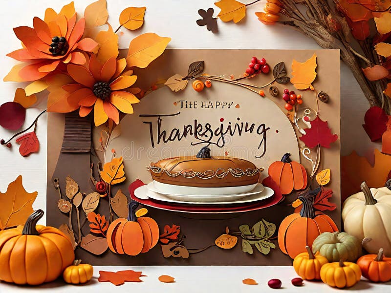 Thanksgiving Delights In Family, Feasts, And Thankful Moments Stock ...