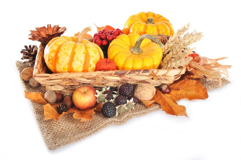 Thanksgiving with jute bag stock photo. Image of crop - 47613858