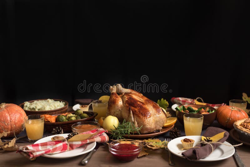 Thanksgiving Turkey Dinner with All the Sides