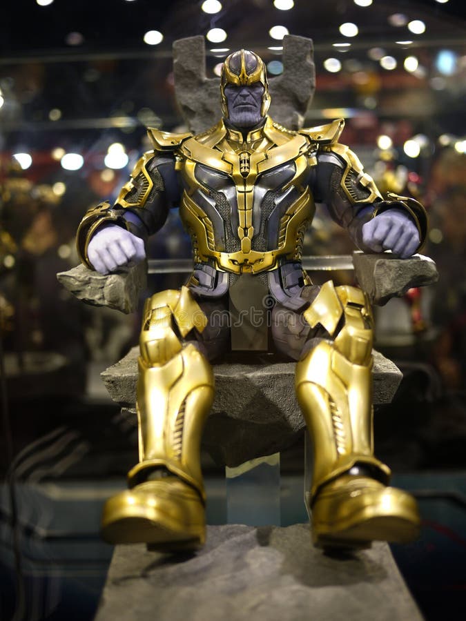 Thanos nos vingadores: Idade de Ultron fotos de stock Thanos nos vingadores: Idade de Ultron fotos de stock