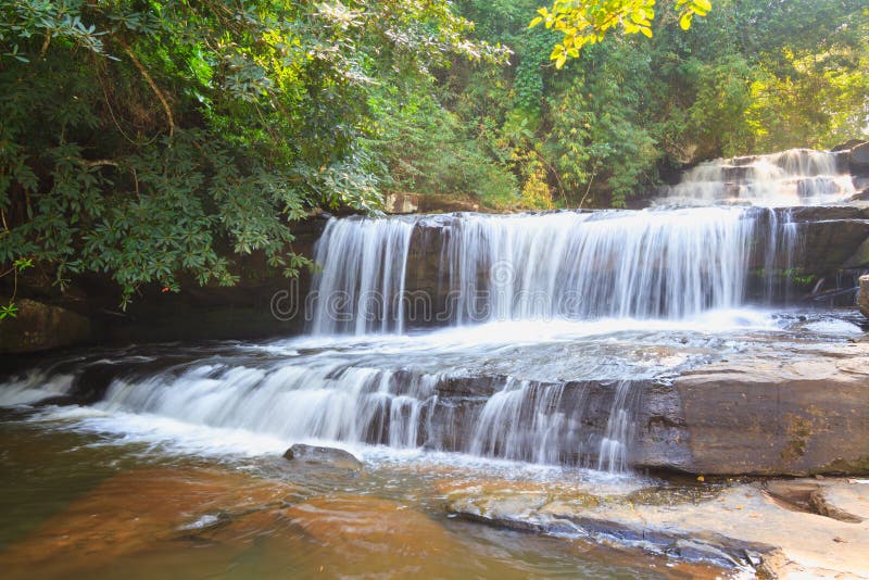 Water fall, Thanthong waterfall in Nong Khai province, Thailand