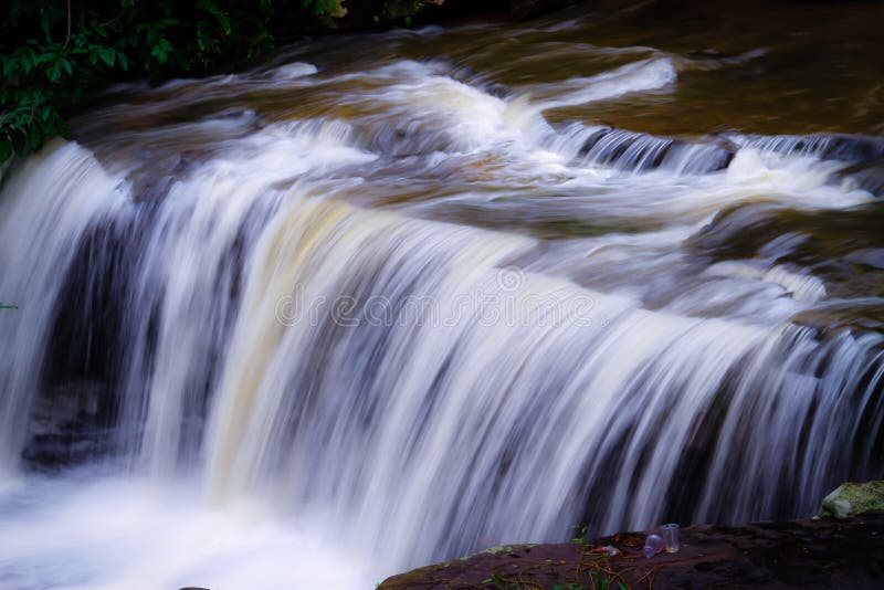 THANTHONG Waterfall Sangkhom District, Nong Khai THAILAND.