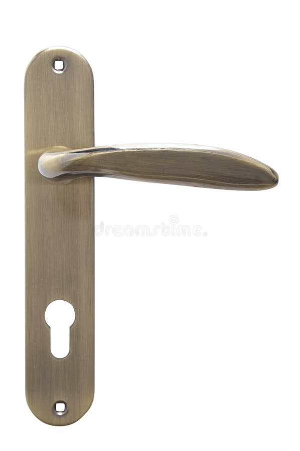Free The Door Handle On Plate Royalty Free Stock Images - 10858889