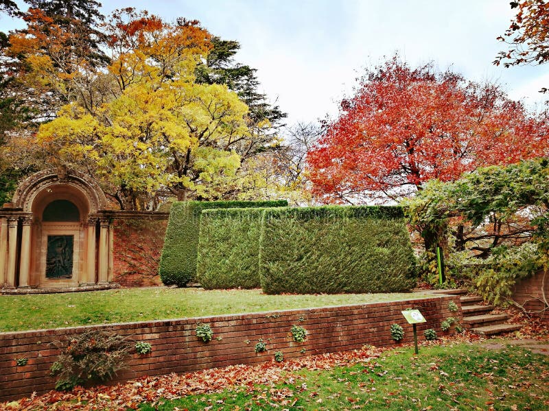 Everglades Historic House and Gardens, Leura, Blue Mountains, Australia. The Everglades Gardens are a historic property in Leura, New South Wales, owned by royalty free stock image Everglades Historic House and Gardens, Leura, Blue Mountains, Australia. The Everglades Gardens are a historic property in Leura, New South Wales, owned by royalty free stock image