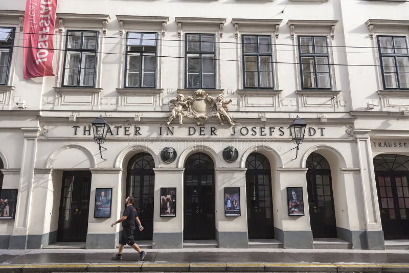 The Theater in Der Josefstadt Editorial Photography Image of overture